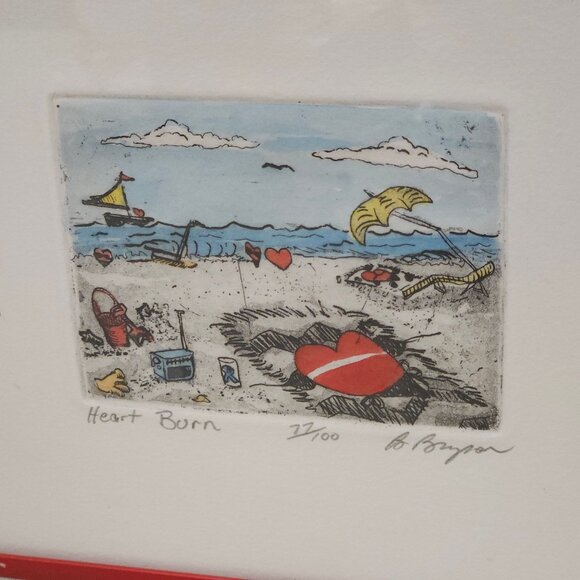 Bill Bryson Limited Art Prints - Signed & Numbered - Cardiac Arrest Heart Burn - Picture 7 of 12